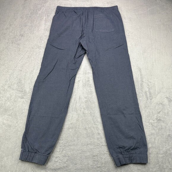 Mack Weldon Jogger Pants Mens Large Blue Pockets Tapered Stretch Drawstring - Picture 7 of 15